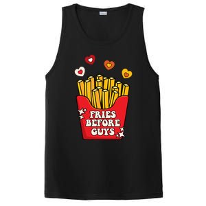 Fries Before Guys: Valentines Present Girls Dating Gift PosiCharge Competitor Tank