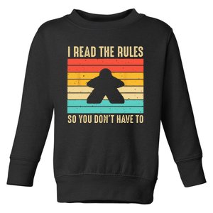 Funny Board Games Art For  Tabletop Gamers Players Toddler Sweatshirt