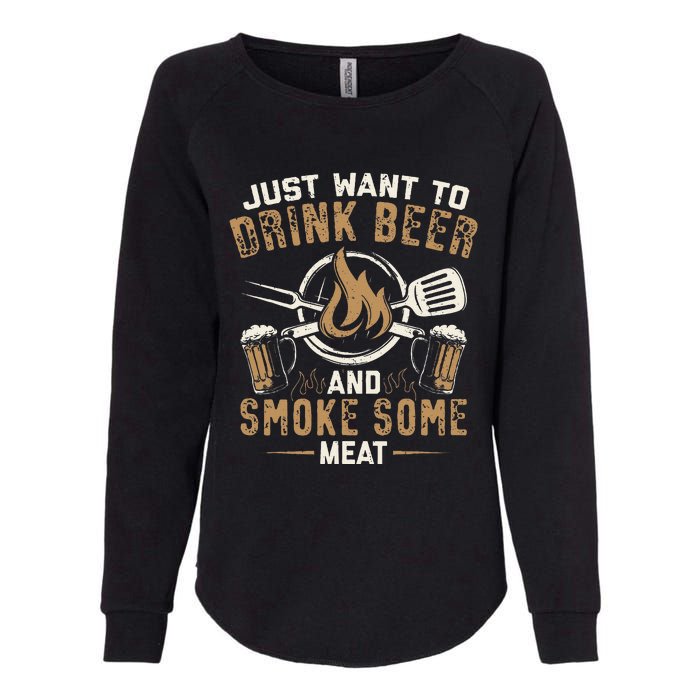 Funny BBQ Grill Chef Grilling Master Barbecue Lover BBQ Womens California Wash Sweatshirt