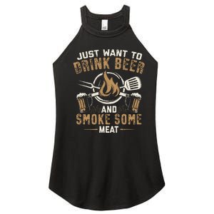 Funny BBQ Grill Chef Grilling Master Barbecue Lover BBQ Women's Perfect Tri Rocker Tank