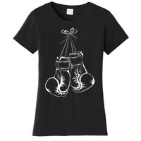 Funny Boxing Gift For Boxer Gloves Boxing Athletes Women's T-Shirt