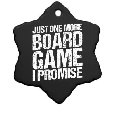 Funny Board Gamer Graphic Design Game Night Board Gamer Gift Ceramic Star Ornament