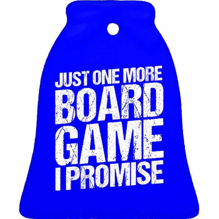 Funny Board Gamer Graphic Design Game Night Board Gamer Gift Ceramic Bell Ornament