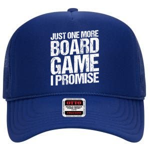 Funny Board Gamer Graphic Design Game Night Board Gamer Gift High Crown Mesh Back Trucker Hat