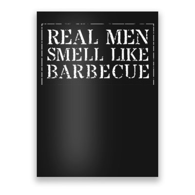 Funny BBQ Grilling Real Smell Like Barbecue Poster