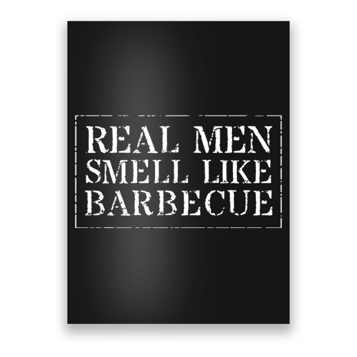 Funny BBQ Grilling Real Smell Like Barbecue Poster