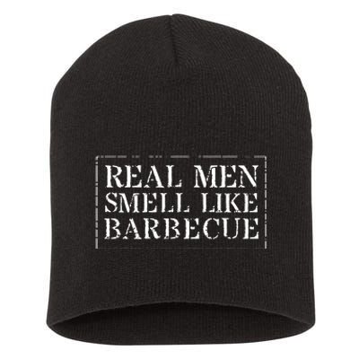 Funny BBQ Grilling Real Smell Like Barbecue Short Acrylic Beanie