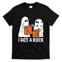 Funny Boo Ghost Scary I Got A Rock Halloween T-Shirt