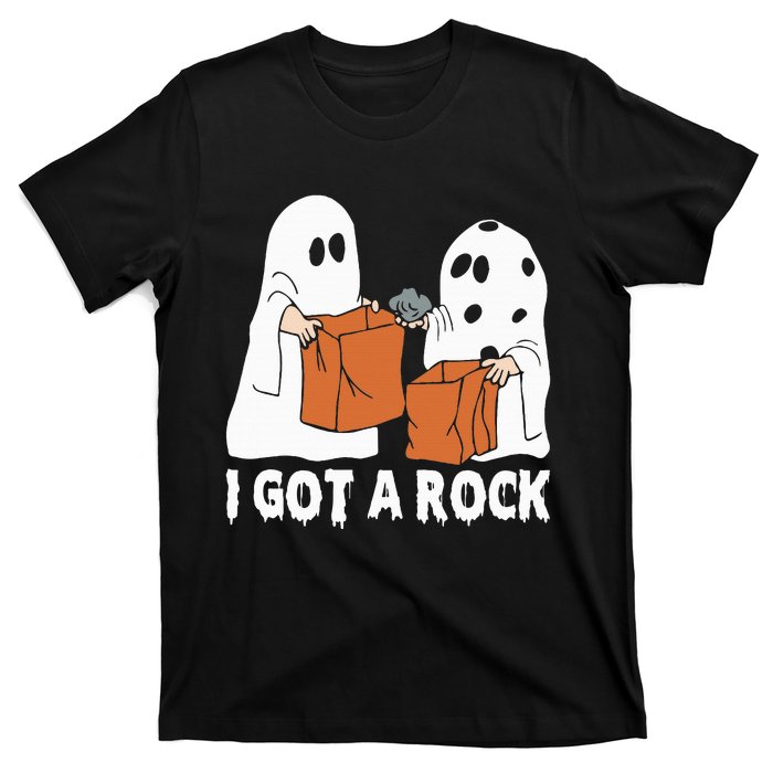 Funny Boo Ghost Scary I Got A Rock Halloween T-Shirt