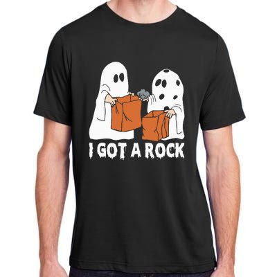 Funny Boo Ghost Scary I Got A Rock Halloween Adult ChromaSoft Performance T-Shirt