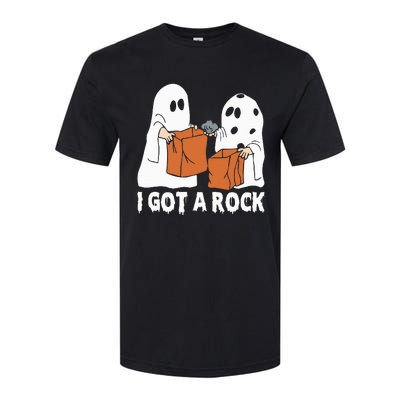 Funny Boo Ghost Scary I Got A Rock Halloween Softstyle® CVC T-Shirt