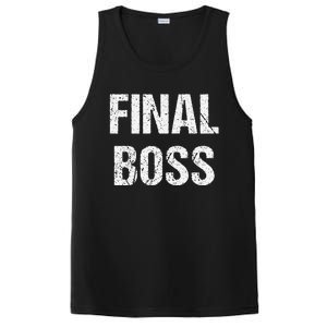 Final Boss Gift Funny PosiCharge Competitor Tank