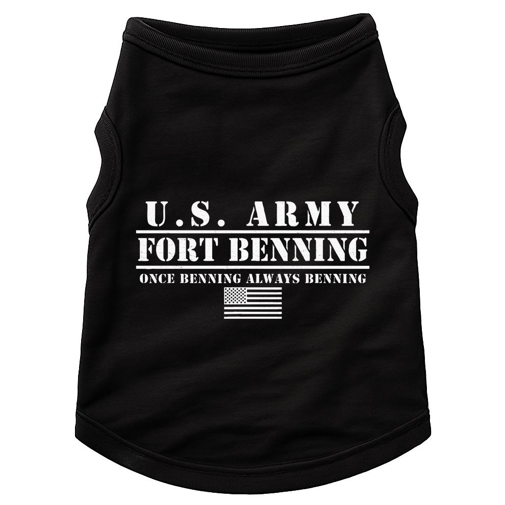 Fort Benning Ga Army Infantry Once Benning Always Benning Doggie Tank
