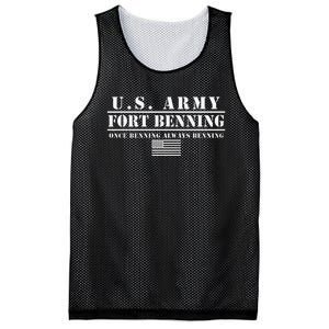 Fort Benning Ga Army Infantry Once Benning Always Benning Mesh Reversible Basketball Jersey Tank