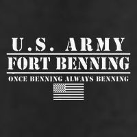 Fort Benning Ga Army Infantry Once Benning Always Benning Golf Towel
