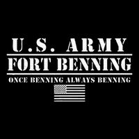 Fort Benning Ga Army Infantry Once Benning Always Benning Short Acrylic Beanie