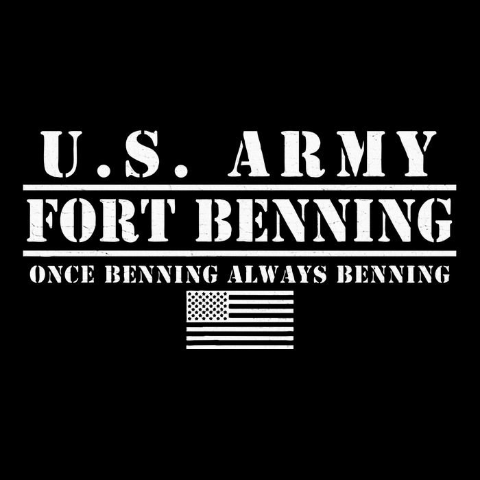 Fort Benning Ga Army Infantry Once Benning Always Benning Short Acrylic Beanie