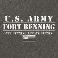 Fort Benning Ga Army Infantry Once Benning Always Benning Cotton Canvas Backpack