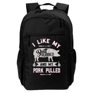 Funny BBQ Grilling Quote Pig Pulled Pork Daily Commute Backpack