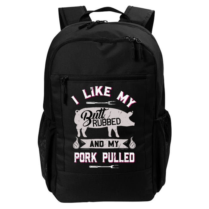 Funny BBQ Grilling Quote Pig Pulled Pork Daily Commute Backpack