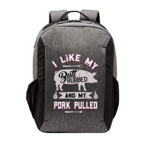 Funny BBQ Grilling Quote Pig Pulled Pork Vector Backpack