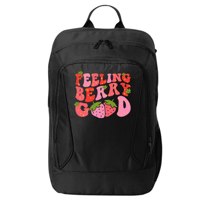 Feeling Berry Good Strawberry Festival Season City Backpack