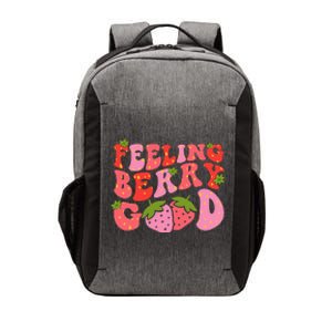 Feeling Berry Good Strawberry Festival Season Vector Backpack