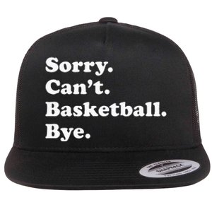 Funny Basketball Gift For Men Women Flat Bill Trucker Hat