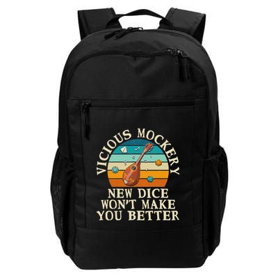 Fun Bard Game Vicious Mockery New Dice Wont Make You Better Daily Commute Backpack
