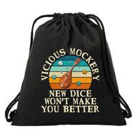 Fun Bard Game Vicious Mockery New Dice Wont Make You Better Drawstring Bag