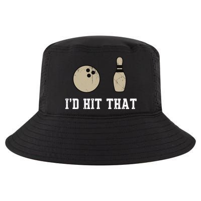 Funny Bowling Gift Id Hit That Quote Cool Comfort Performance Bucket Hat