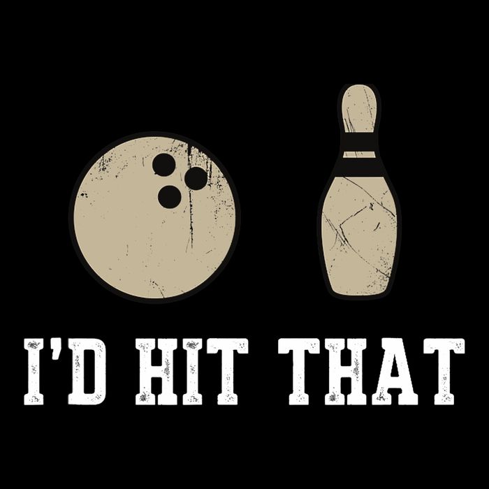 Funny Bowling Gift Id Hit That Quote 16 in Basic Backpack