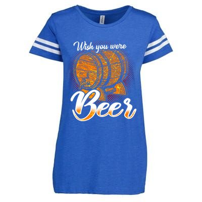 Funny Beer Gift Ing National Beer Day Alcohol Gift Meaningful Gift Enza Ladies Jersey Football T-Shirt