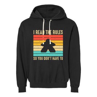 Funny Board Games Art For Men Women Tabletop Gamers Players Garment-Dyed Fleece Hoodie