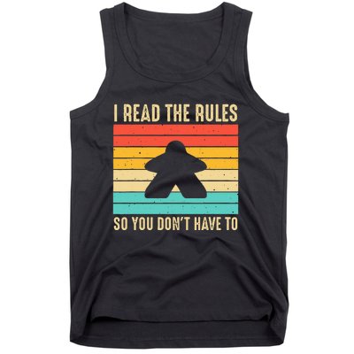 Funny Board Games Art For Men Women Tabletop Gamers Players Tank Top