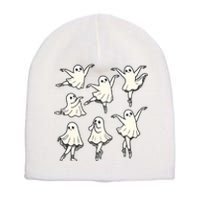 Funny Ballet Ghost Halloween Funny Dancer Short Acrylic Beanie