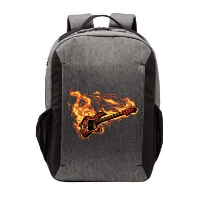 Fire Bass Guitar Rock Musician Vector Backpack
