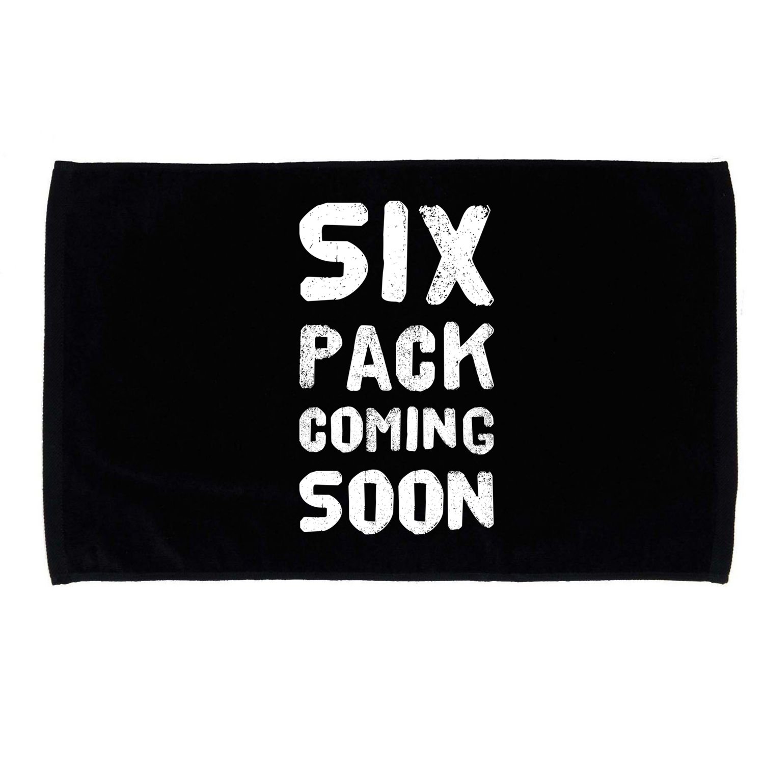 Funny Bodybuilding Gym Training 6 Pack Coming Soon Cool Gift Microfiber Hand Towel