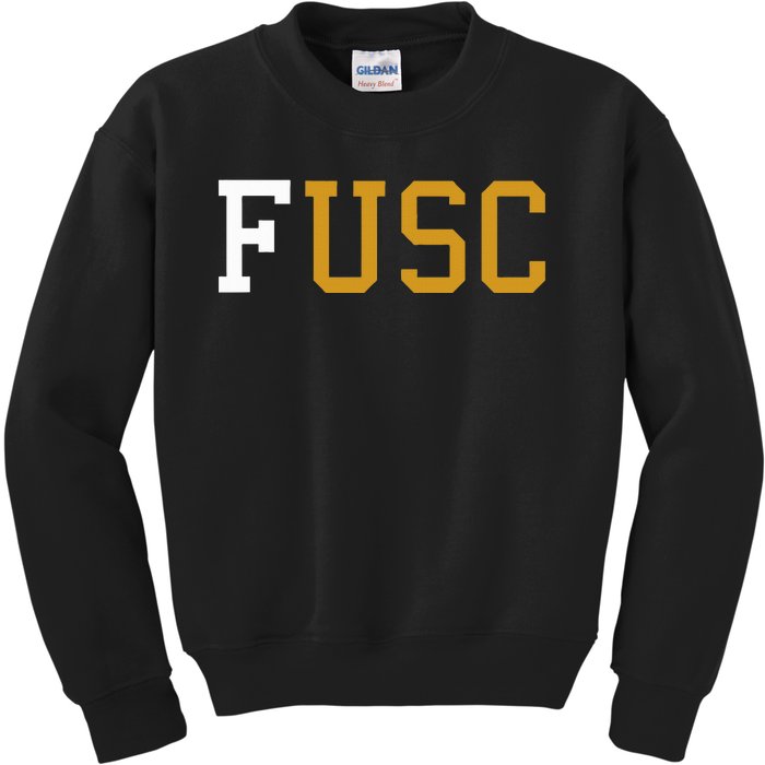 Fusc Blue & Gold Kids Sweatshirt