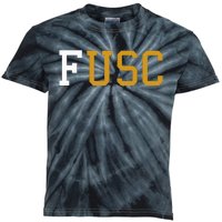 Fusc Blue & Gold Kids Tie-Dye T-Shirt