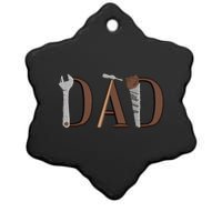 Father Birthday Gift Fixer Of Things Father Ceramic Star Ornament