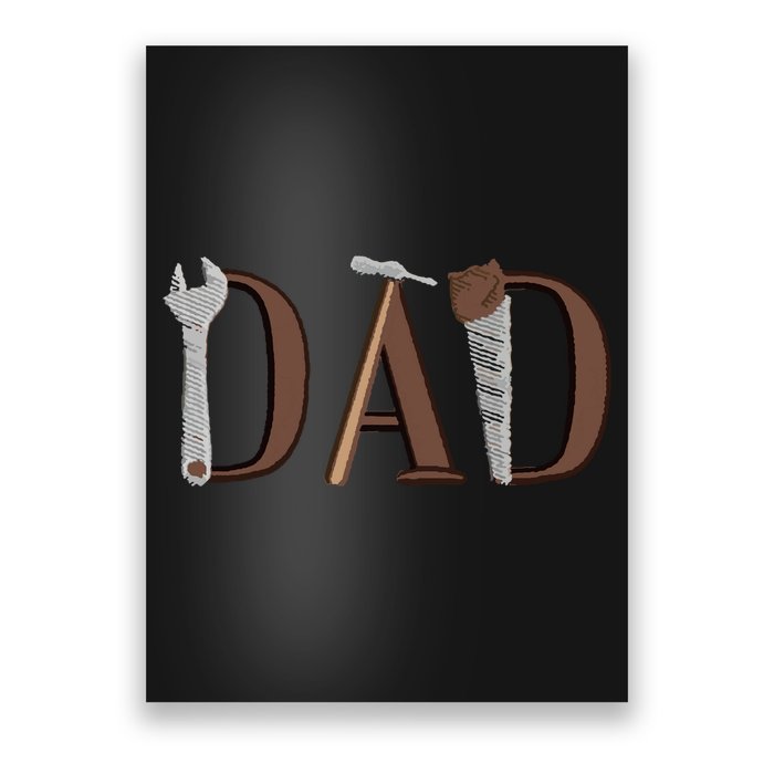 Father Birthday Gift Fixer Of Things Father Poster