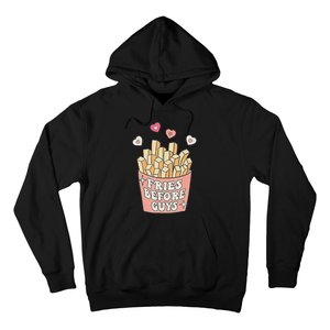 Fries Before Guys Cute Valentine's Day Hoodie