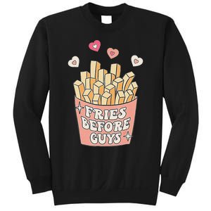 Fries Before Guys Cute Valentine's Day Sweatshirt