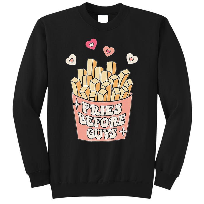 Fries Before Guys Cute Valentine's Day Sweatshirt