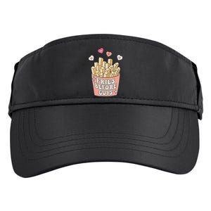 Fries Before Guys Cute Valentine's Day Adult Drive Performance Visor