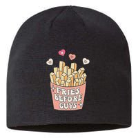 Fries Before Guys Cute Valentine's Day Sustainable Beanie