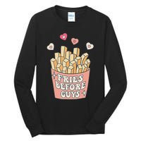 Fries Before Guys Cute Valentine's Day Tall Long Sleeve T-Shirt