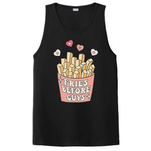 Fries Before Guys Cute Valentine's Day PosiCharge Competitor Tank