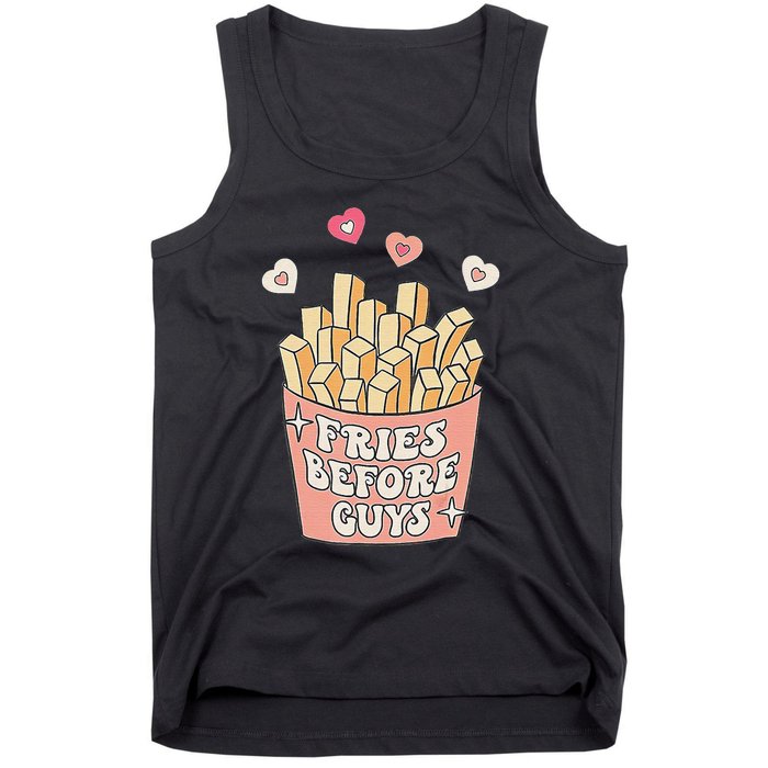 Fries Before Guys Cute Valentine's Day Tank Top